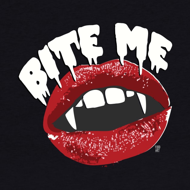 BITE ME by toddgoldmanart